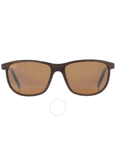 Maui Jim Lele Kawa HCL Bronze Rectangular Unisex Sunglasses H811-25C 58 - MAUI JIM - BALAAN 1