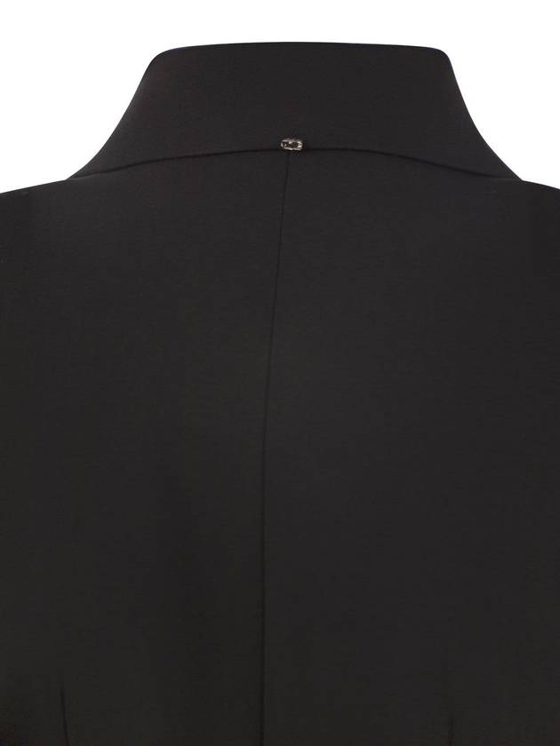 Adamo double breasted stretch wool jacket black - MAX MARA SPORTMAX - BALAAN 5