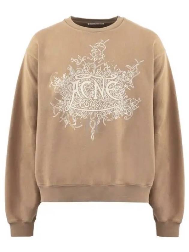 Logo Print Sweatshirt Beige - ACNE STUDIOS - BALAAN 2