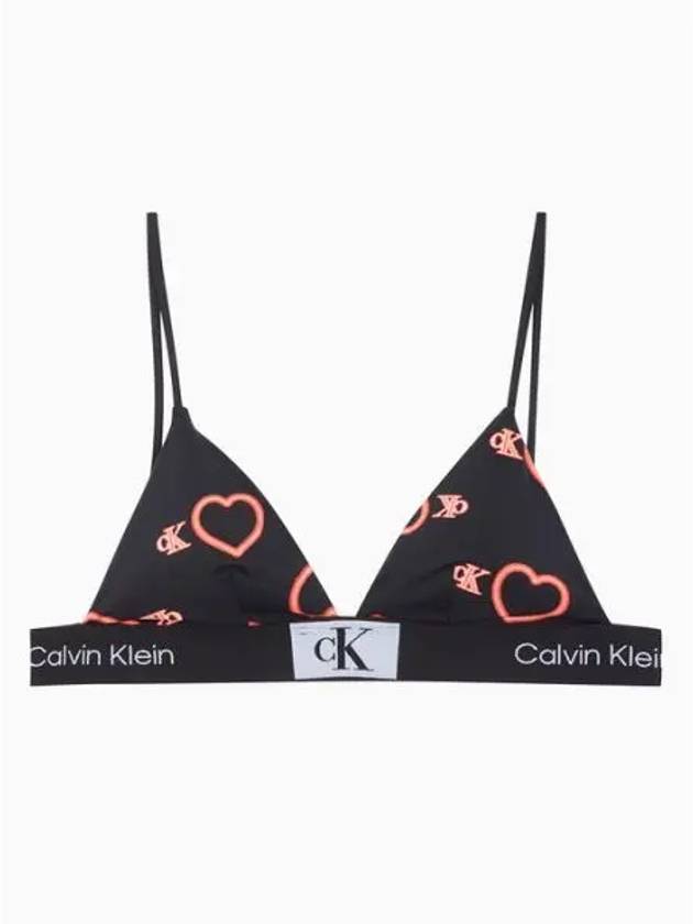 Underwear Women CK 1996 Valentine Micro AF Triangle QF7484ADH1R - CALVIN KLEIN - BALAAN 1