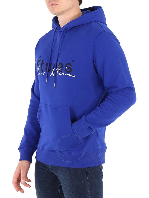 Etudes Blue Klein Signature Logo Cotton Hoodie, Size X-Small - ETUDES - BALAAN 3