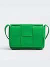 Intrecciato Cassette Small Cross Bag Green - BOTTEGA VENETA - BALAAN 2