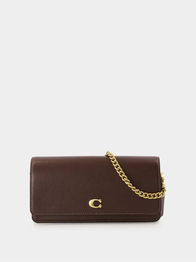 Essential Calfskin Long Wallet Brown - COACH - BALAAN 2