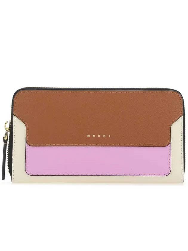 multicolor leather long wallet - MARNI - BALAAN 1