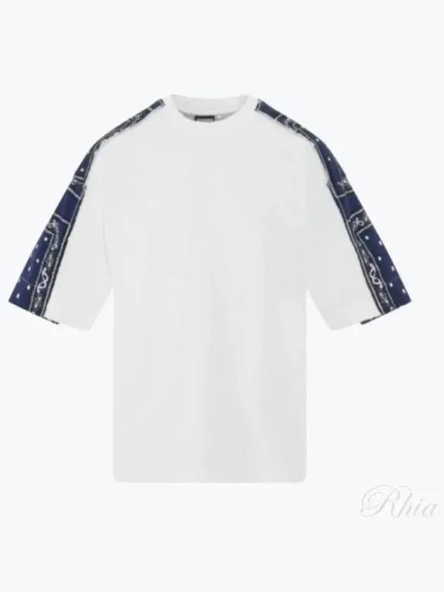 Le Bandana Printed Cotton Short Sleeve T-Shirt White Navy - JACQUEMUS - BALAAN 2