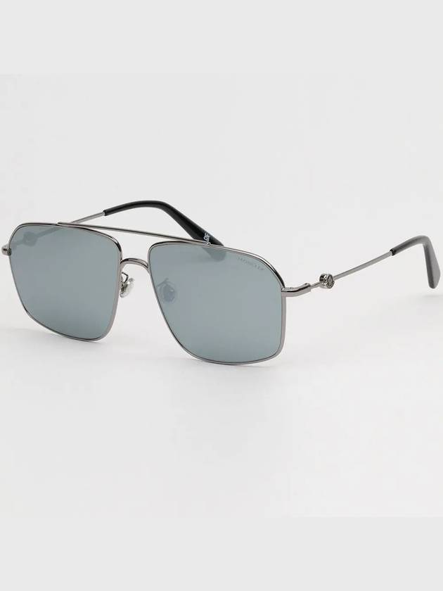 Eyewear Aviator Asian Fit Sunglasses Silver - MONCLER - BALAAN 6