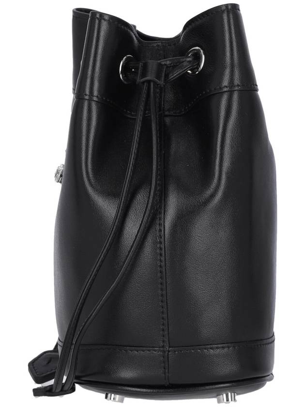 Très Vivier Leather Bucket Bag Black - ROGER VIVIER - BALAAN 6