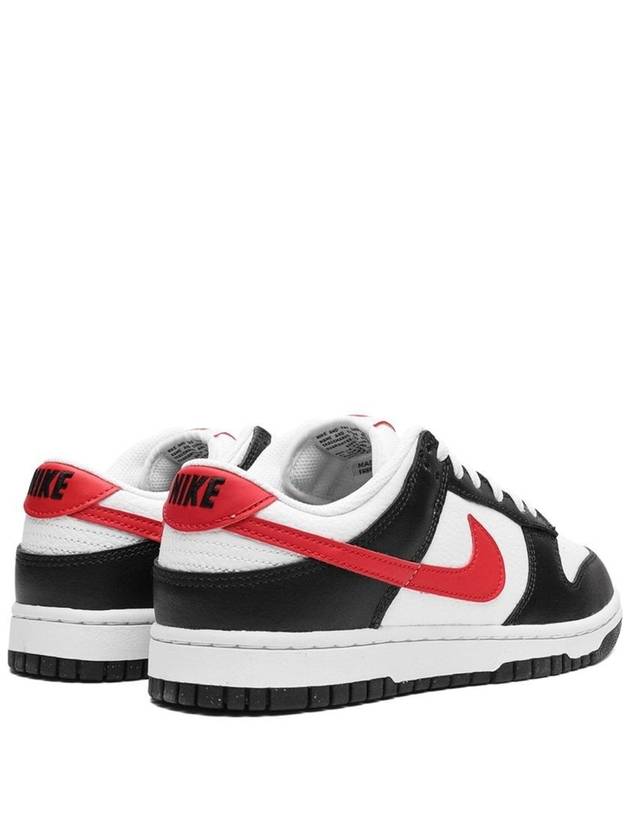 Dunk Retro Low Top Sneakers White Black - NIKE - BALAAN 4