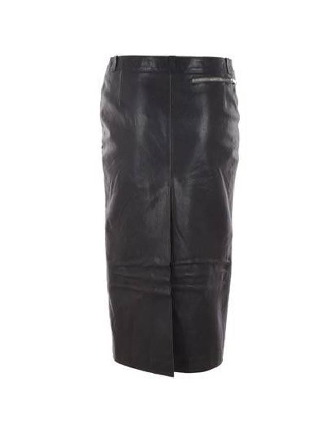 leather midi pencil skirt 51837S23113AK - PRADA - BALAAN 3