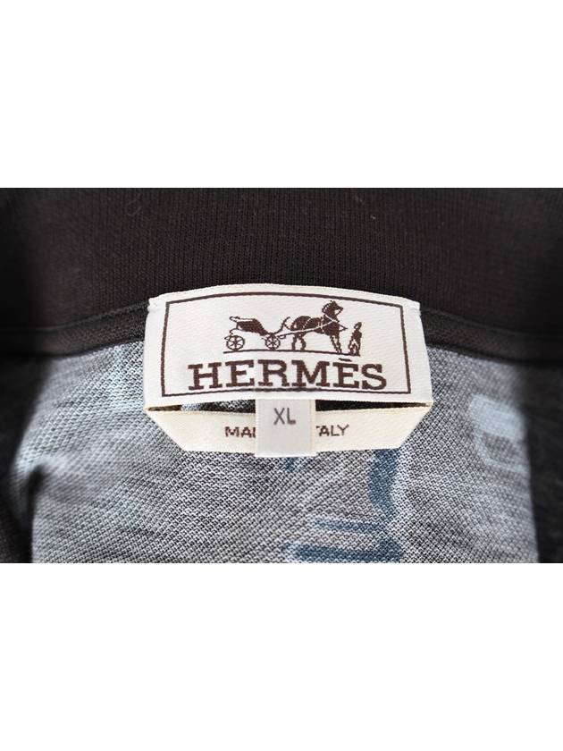 Playground knit collar tee XL 105 - HERMES - BALAAN 7