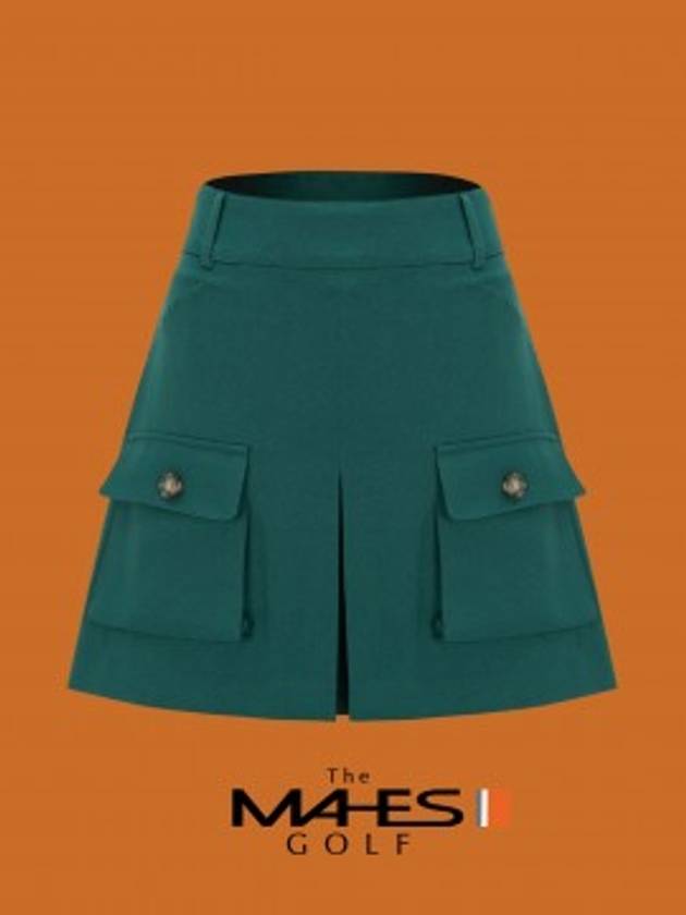 Skirt Shorts Orange Label Pocket Pleated Skirt GKW9189 - MAHES - BALAAN 1