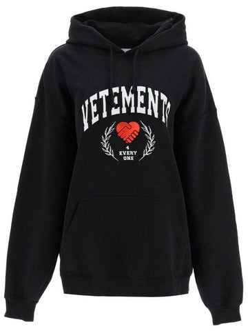 4 Every One Graphic Hood Black - VETEMENTS - BALAAN.