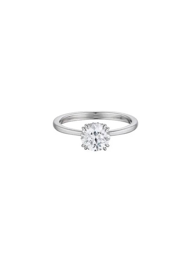 Stilla Cocktail Round Cut Ring Silver - SWAROVSKI - BALAAN 2