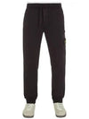 Cotton Fleece Cargo Truck Pants Black - STONE ISLAND - BALAAN 2