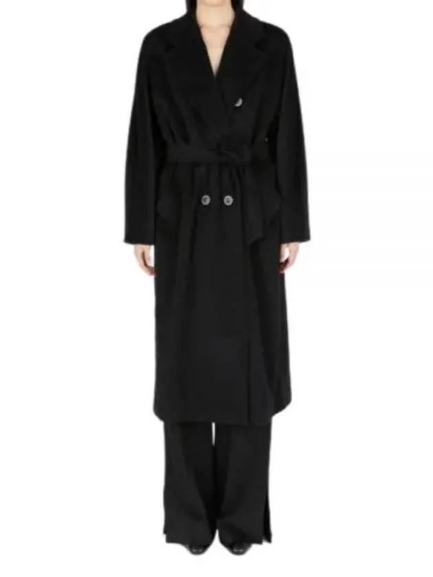 Madame Wool Cashmere Double Coat Black - MAX MARA - BALAAN 2