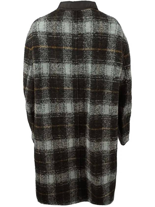 Men's Kinston Check Reversible Single Coat Grey - ISABEL MARANT - BALAAN 3