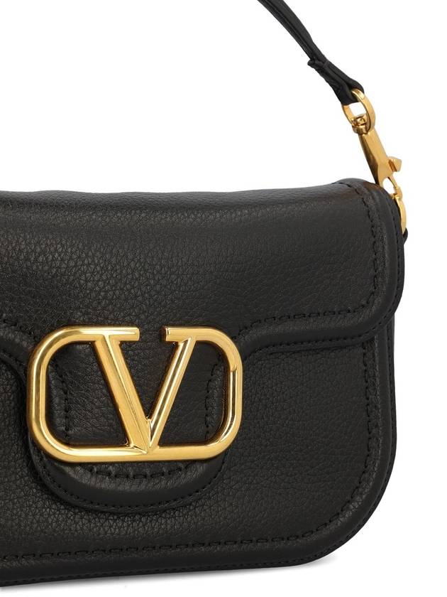 Alltime Soft Grain Calfskin Shoulder Bag Black - VALENTINO - BALAAN 5