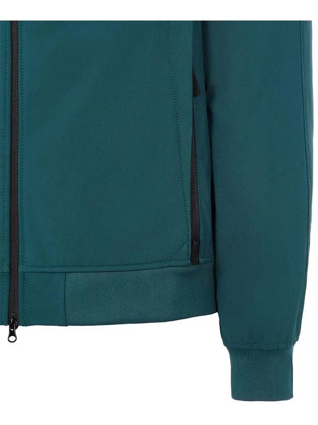 Soft Shell Technology Wappen Patch Track Jacket Dark Green - STONE ISLAND - BALAAN 6