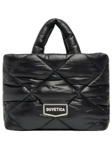 Saruja black unisex bag handbag tote - DUVETICA - BALAAN 1