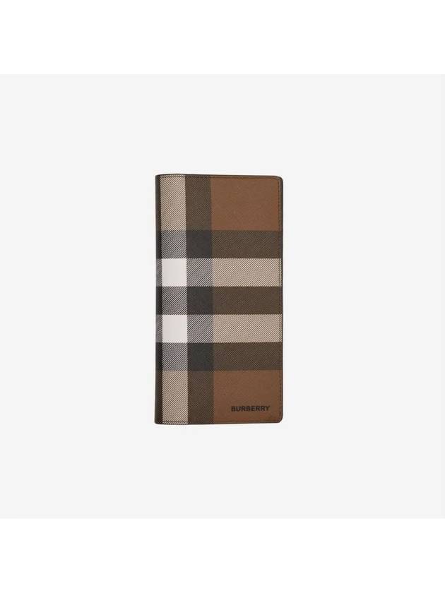 Vintage Check Logo Continental Long Wallet Brown - BURBERRY - BALAAN 2