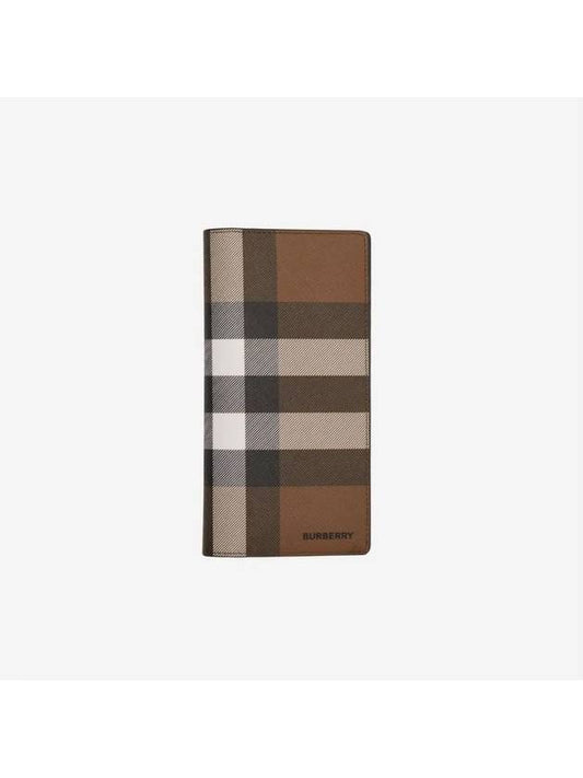 Vintage Check Logo Continental Long Wallet Brown - BURBERRY - BALAAN 2