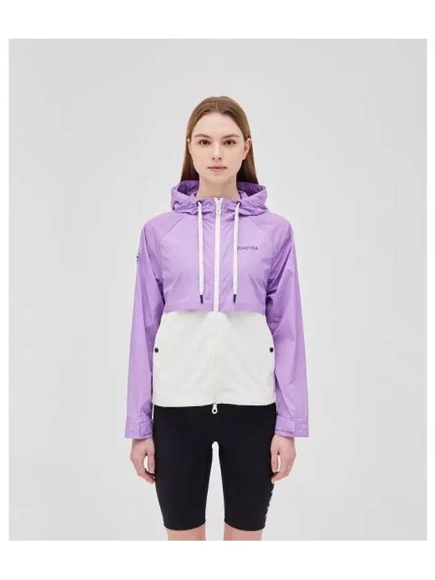 Saona Dark Violet Women s Wind Jacket - DUVETICA - BALAAN 1