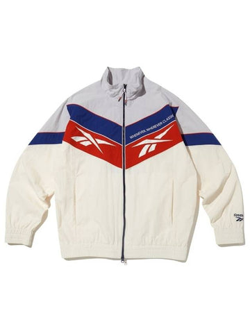 Men s Track Jacket Windbreaker Off White - REEBOK - BALAAN 1