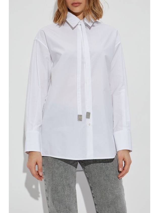 Fabiana Filippi Shirt With Ties, Women's, White - FABIANA FILIPPI - BALAAN 3