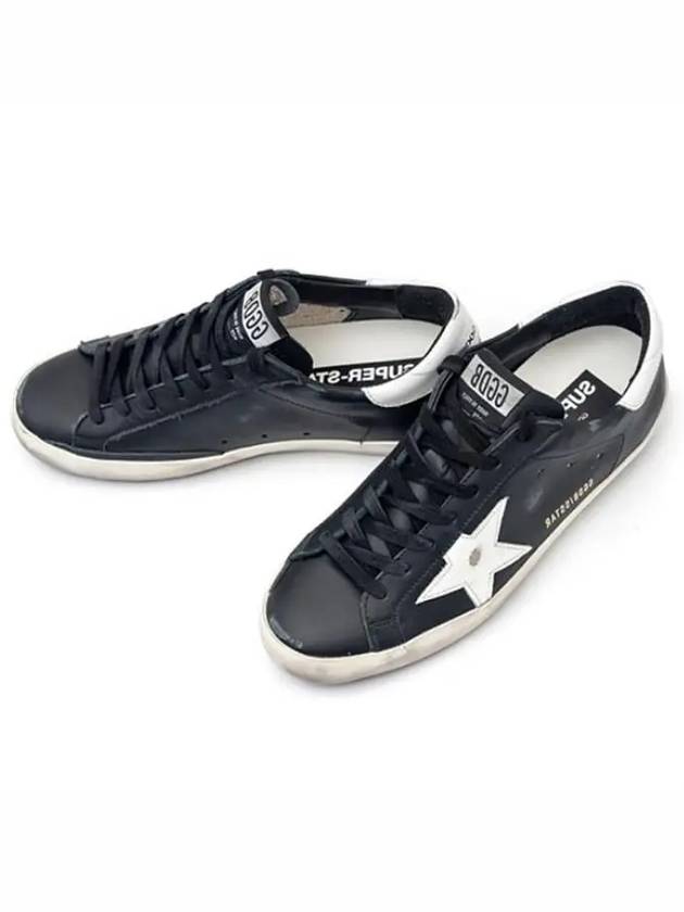 Superstar White Tab Sneakers Black - GOLDEN GOOSE - BALAAN 4