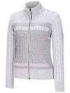 Official W TWO TONE WIND BLOCK ZIP UP CARDIGAN IV - ANEWGOLF - BALAAN 3