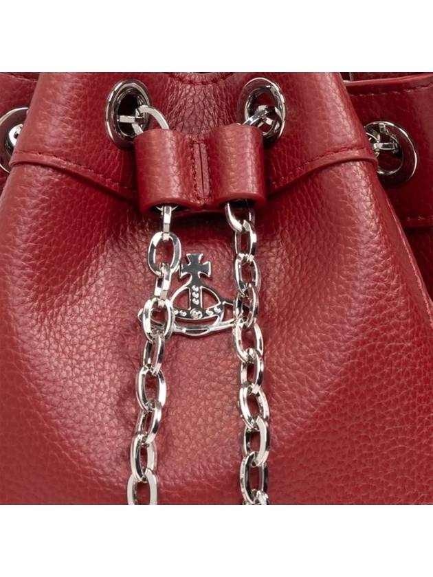 Chrissy Small Bucket Bag Red - VIVIENNE WESTWOOD - BALAAN 5