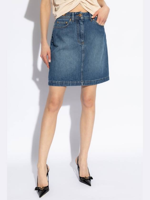 Versace Denim Skirt, Women's, Blue - VERSACE - BALAAN 3