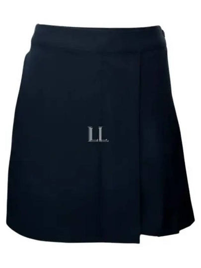 Women's Cataleya Pleated Skirt Navy - J.LINDEBERG - BALAAN 2