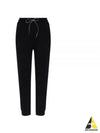 Logo Classic Drawstring Cotton Track Pants Black - VIVIENNE WESTWOOD - BALAAN 2