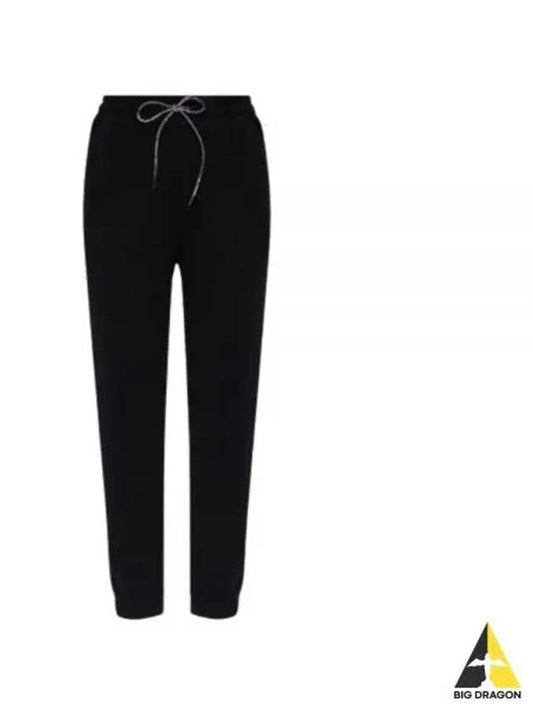 Logo Classic Drawstring Cotton Track Pants Black - VIVIENNE WESTWOOD - BALAAN 2