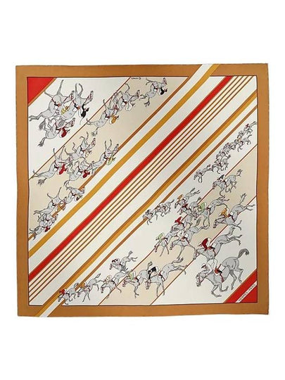 Les Courses Scarf Beige - HERMES - BALAAN 2