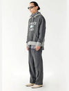 Unisex BAMXHD Basket Sweat Hoodie Mix Charcoal - CHANCE'S NOI - BALAAN 5