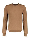 yle Merino Crew Neck Knit Top Brown - J.LINDEBERG - BALAAN 2