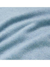 Men's Virgin Wool Knit Top Light Blue - BRUNELLO CUCINELLI - BALAAN.