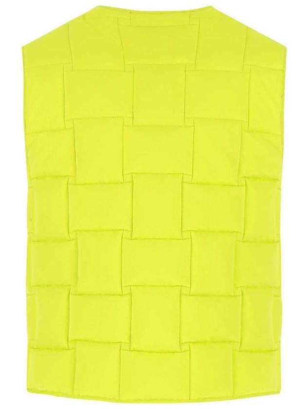 Intrecciato Padding Vest Acid Kiwi - BOTTEGA VENETA - BALAAN 3