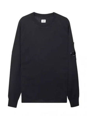 Lens ribbed crew neck knit - CP COMPANY - BALAAN 1