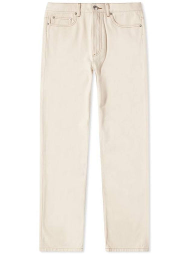 Martin Denim Straight Jeans Beige - A.P.C. - BALAAN 1