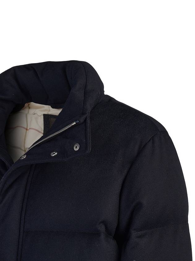 Giulio Puffer Jacket Navy Blue - LORO PIANA - BALAAN 6