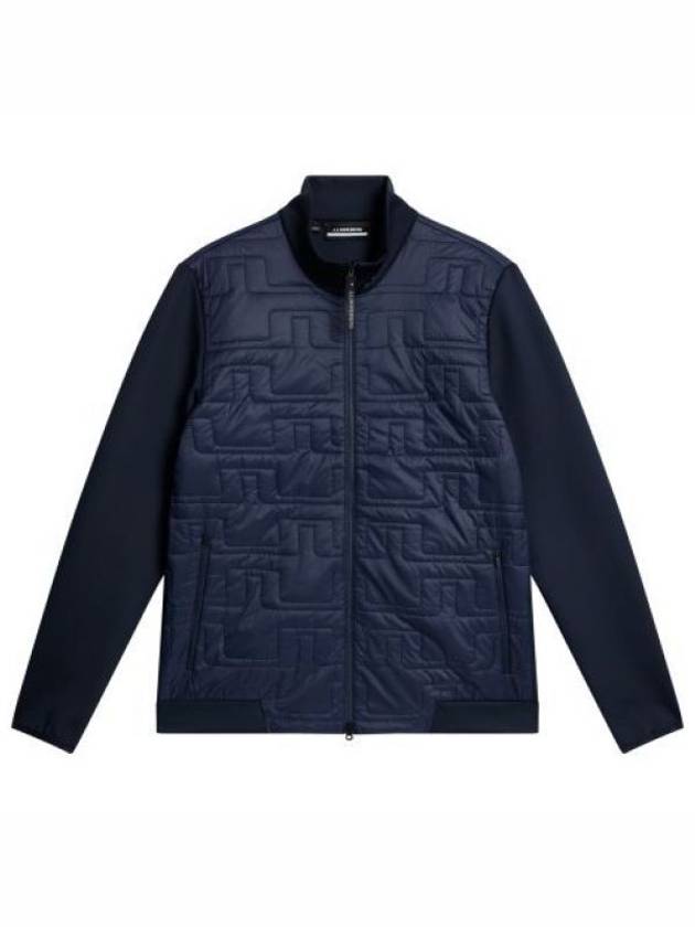 Men's Quilt Hybrid Jacket Navy - J.LINDEBERG - BALAAN 2