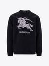 Embroidered EKD Logo Sweatshirt Black - BURBERRY - BALAAN 2