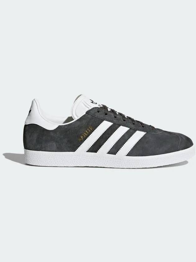 Originals Gazelle Low-Top Sneakers Solid Grey - ADIDAS - BALAAN 5