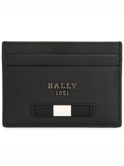 Metal Logo Card Wallet Black - BALLY - BALAAN 2