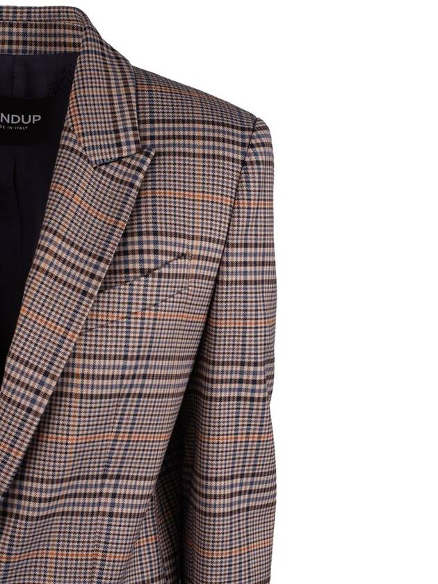 Dondup Prince Of Wales Single-Breasted Blazer - DONDUP - BALAAN 3