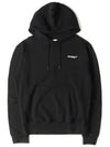 12th Anniversary Embroidered Logo Hoodie Black OMBB034E18192001 1000 - OFF WHITE - BALAAN 1