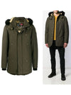 Stage Lake Parka Black Fox Fur Green - MOOSE KNUCKLES - BALAAN 2